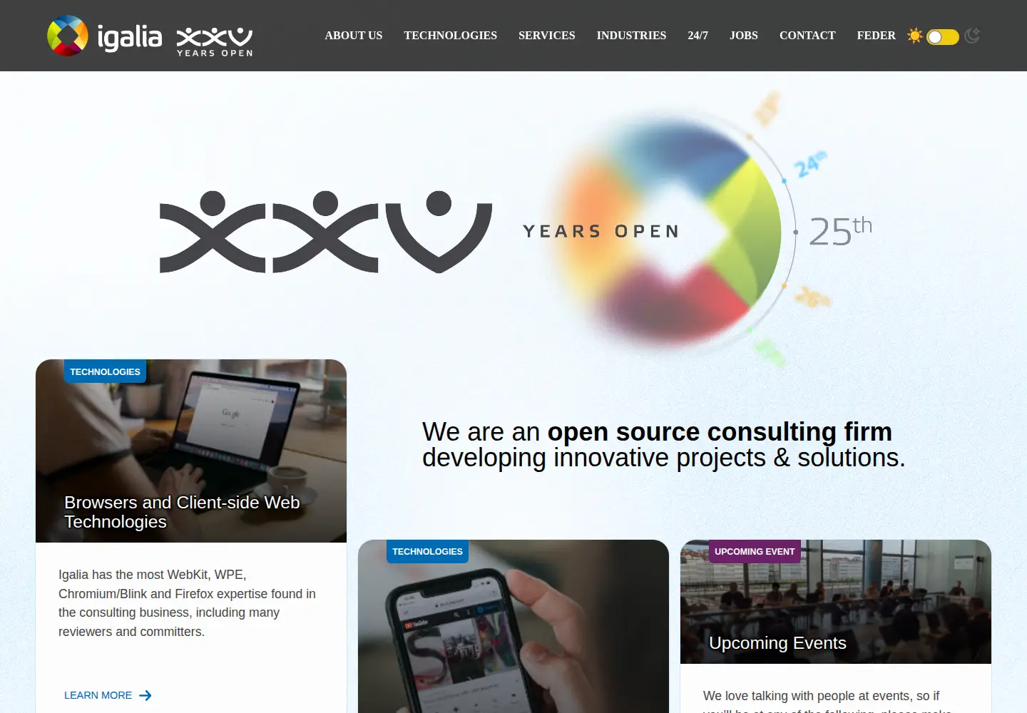 Screenshot of igalia.com