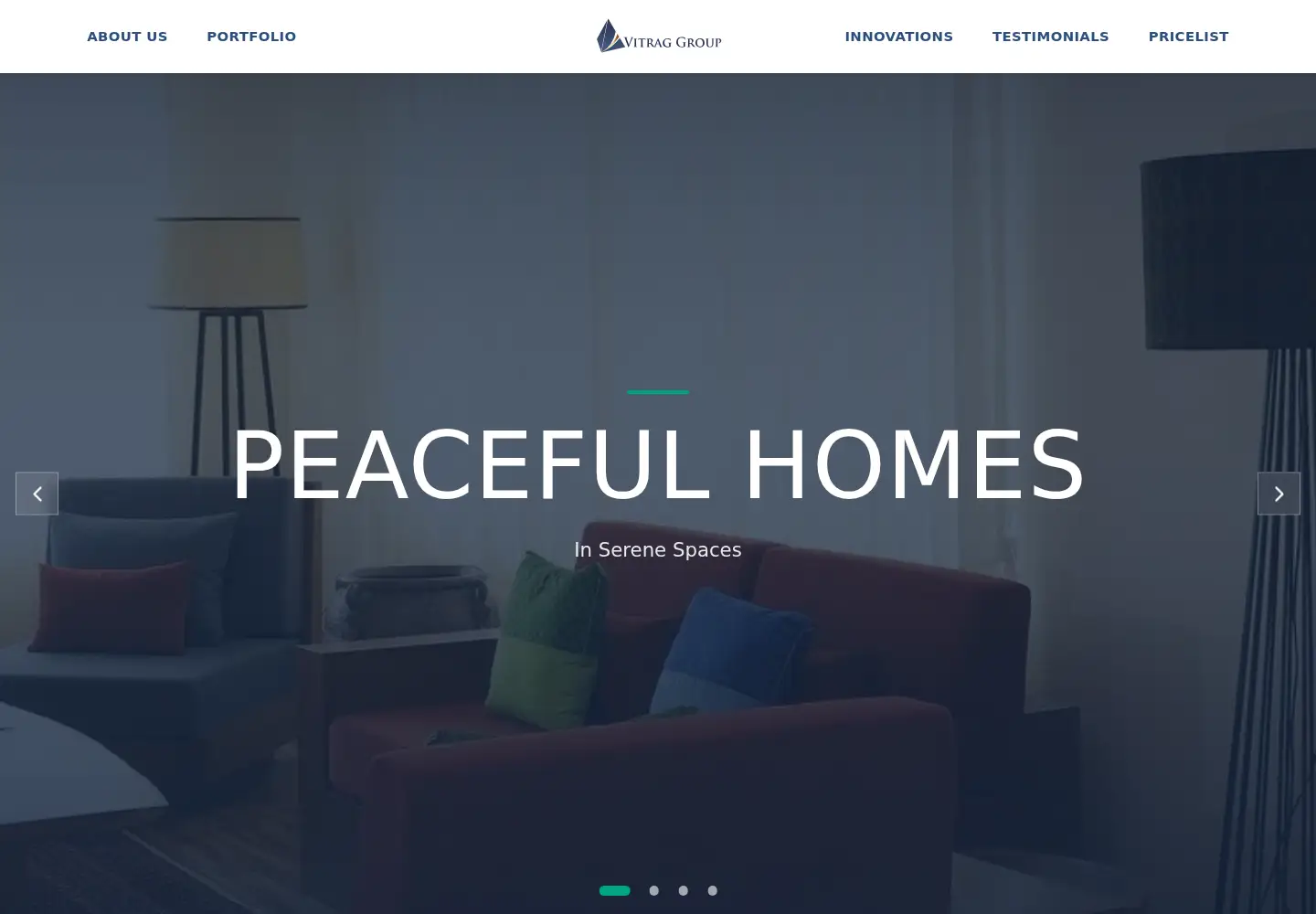 Screenshot of vitraggroup.com
