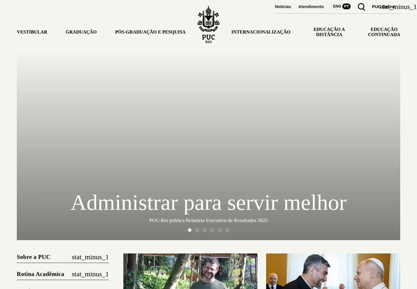 Screenshot of puc-rio.br