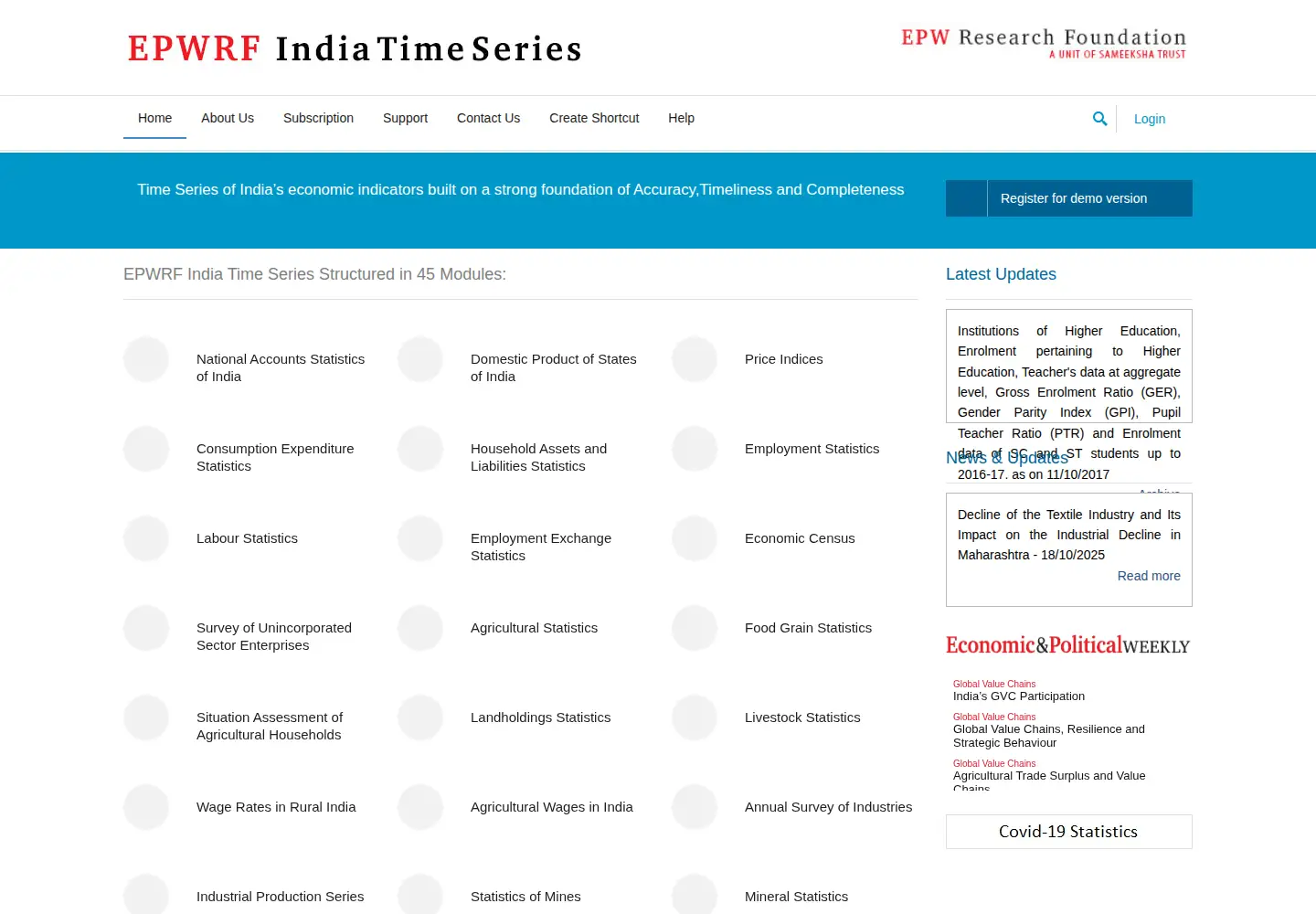 Screenshot of epwrfits.in