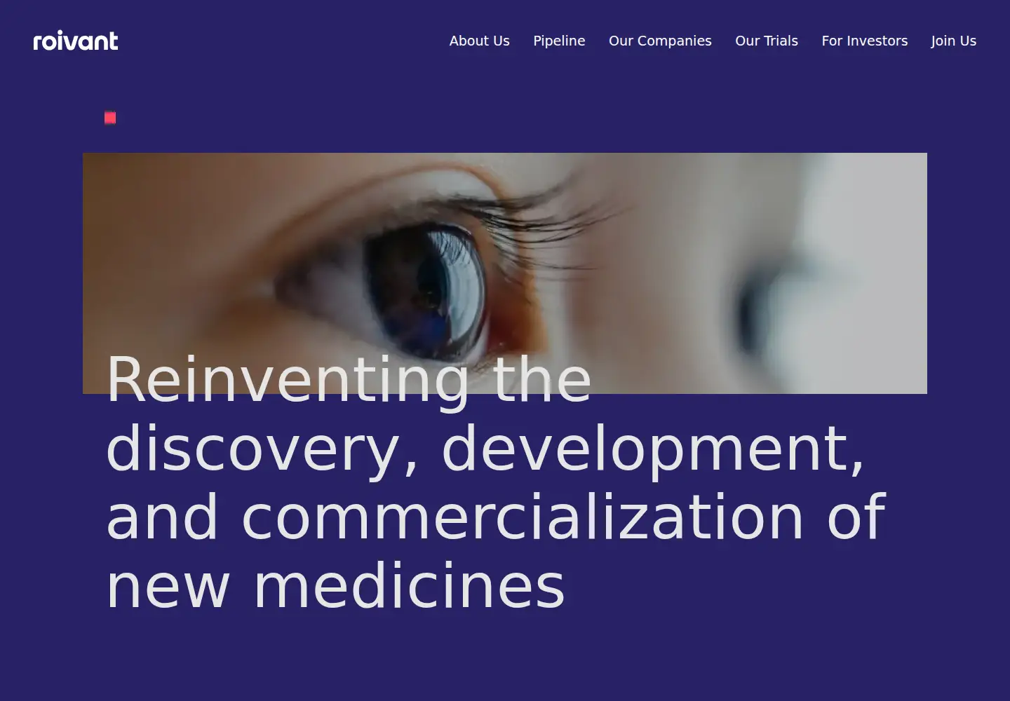 Screenshot of roivant.com