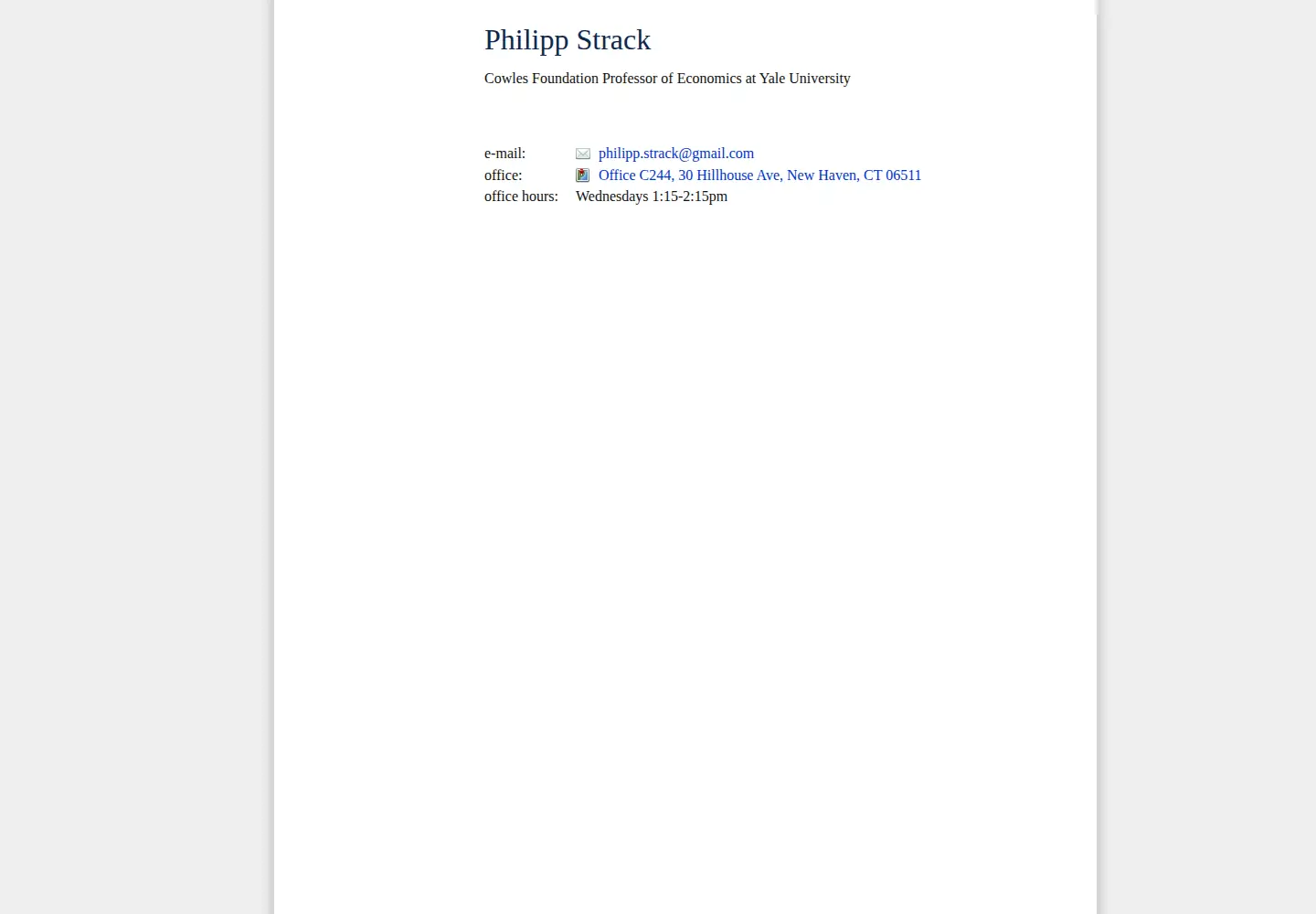 Captured homepage of philippstrack.com in the current scan