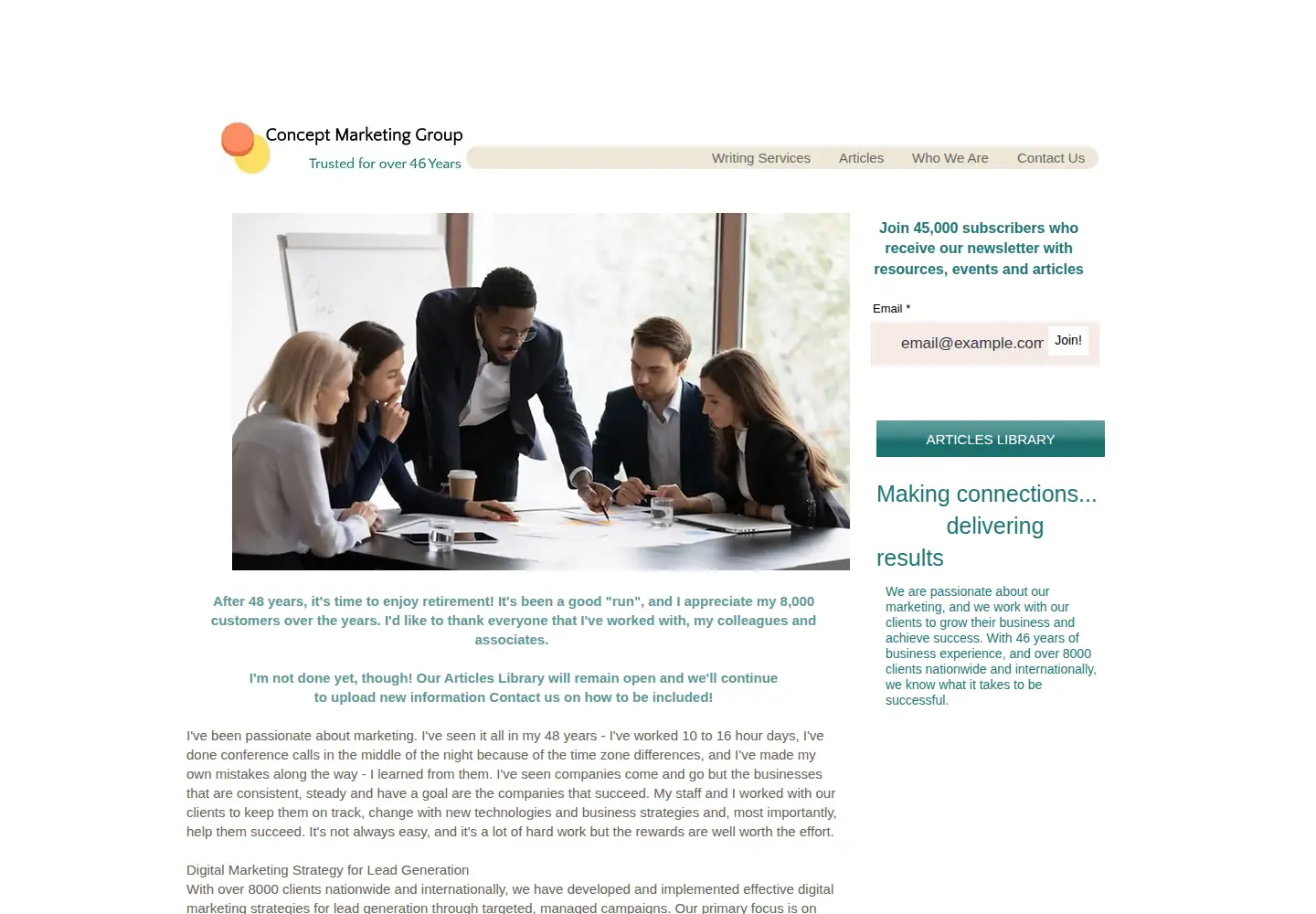 Screenshot of marketingsource.com