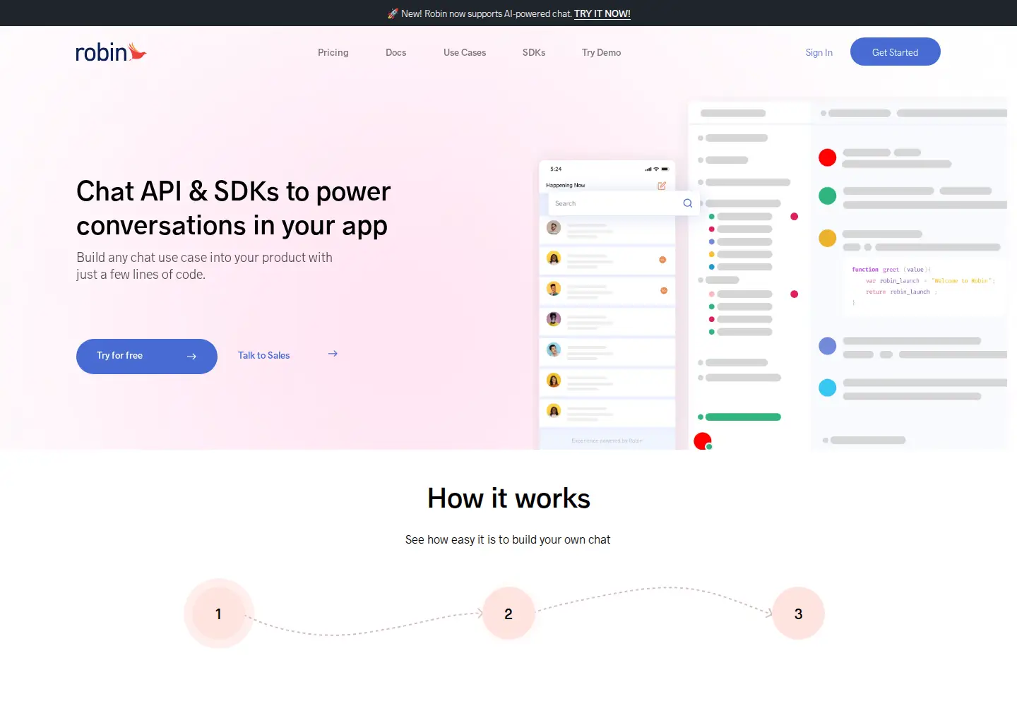 Screenshot of robinapp.co