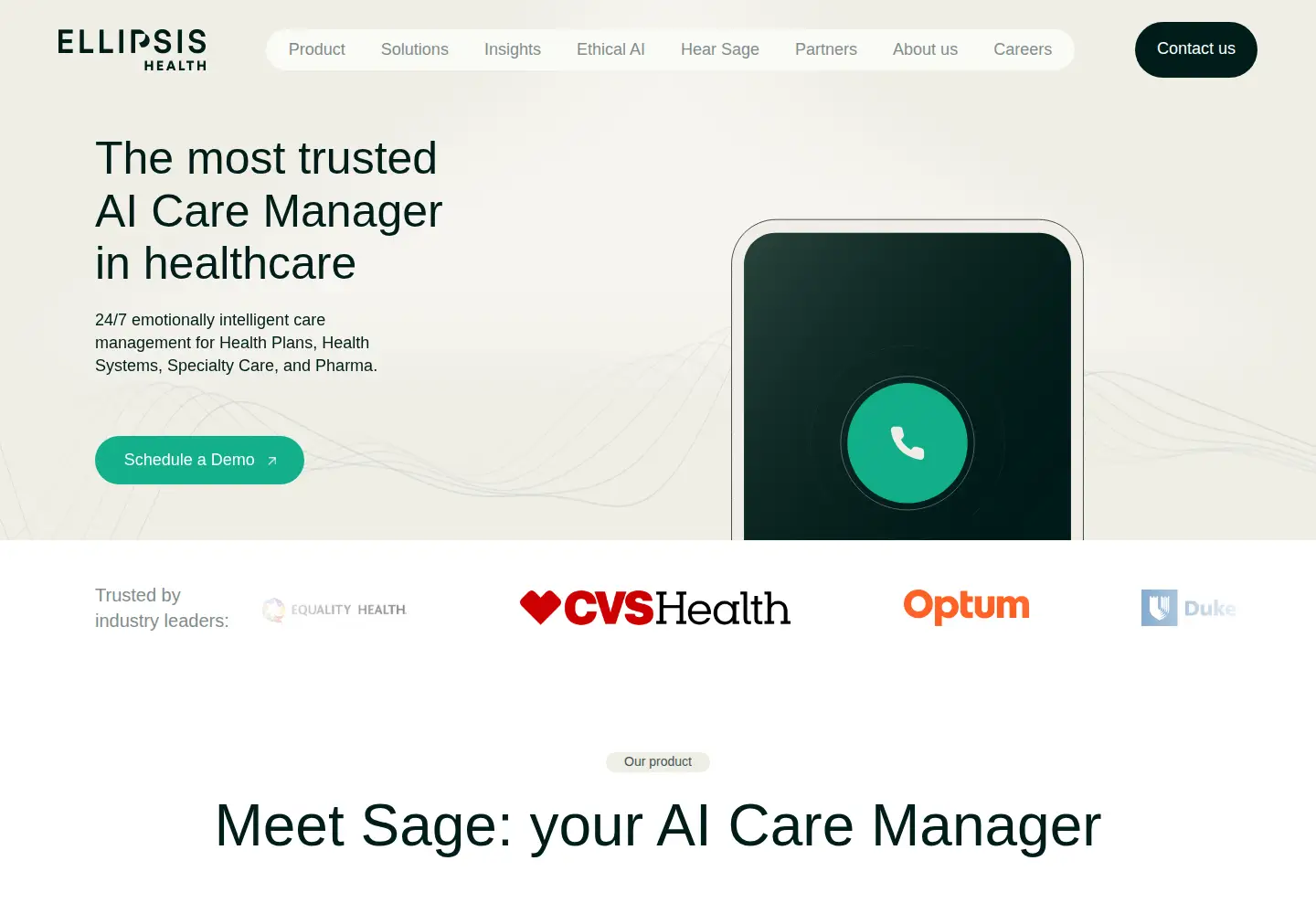 Screenshot of ellipsishealth.com