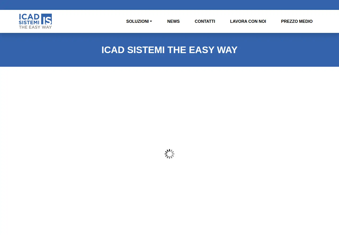Captured homepage of icadsistemi.com in the current scan