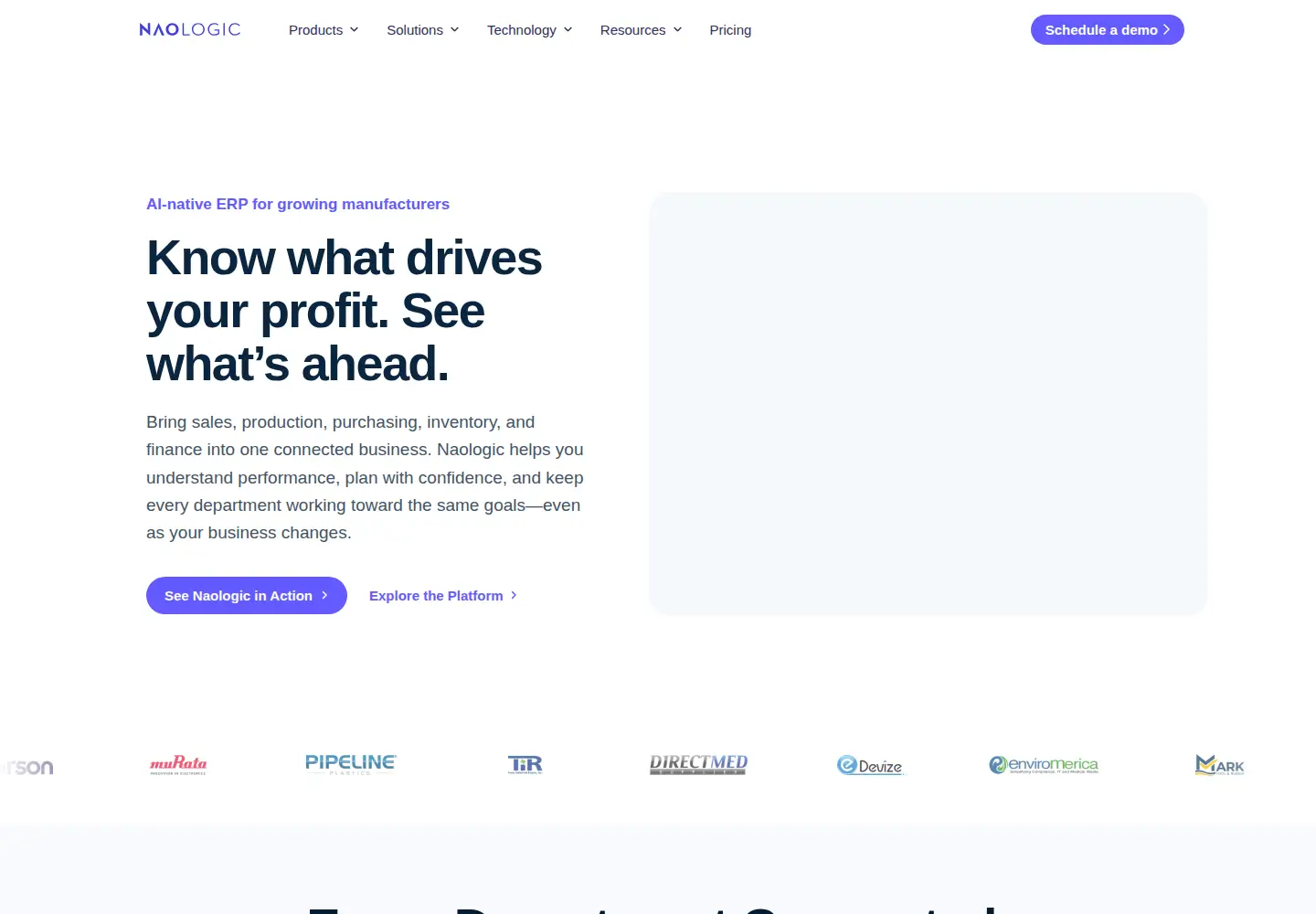 Screenshot of naologic.com