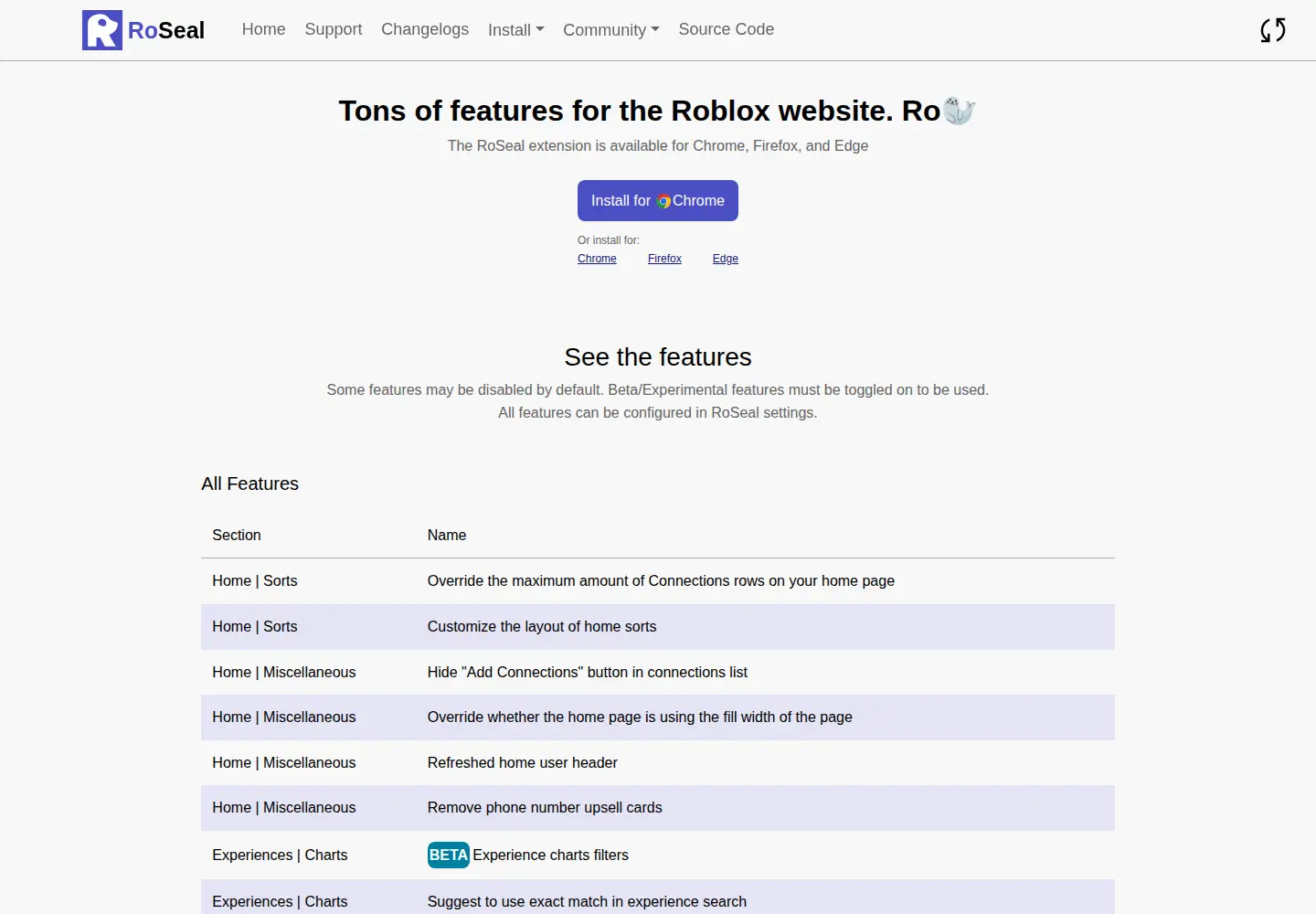 Screenshot of roseal.live