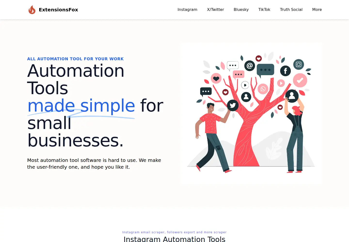 Screenshot of extensionsfox.com