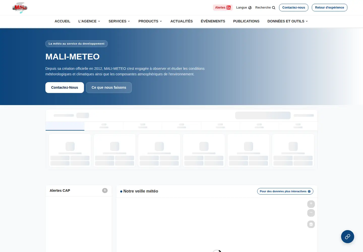 Screenshot of malimeteo.ml