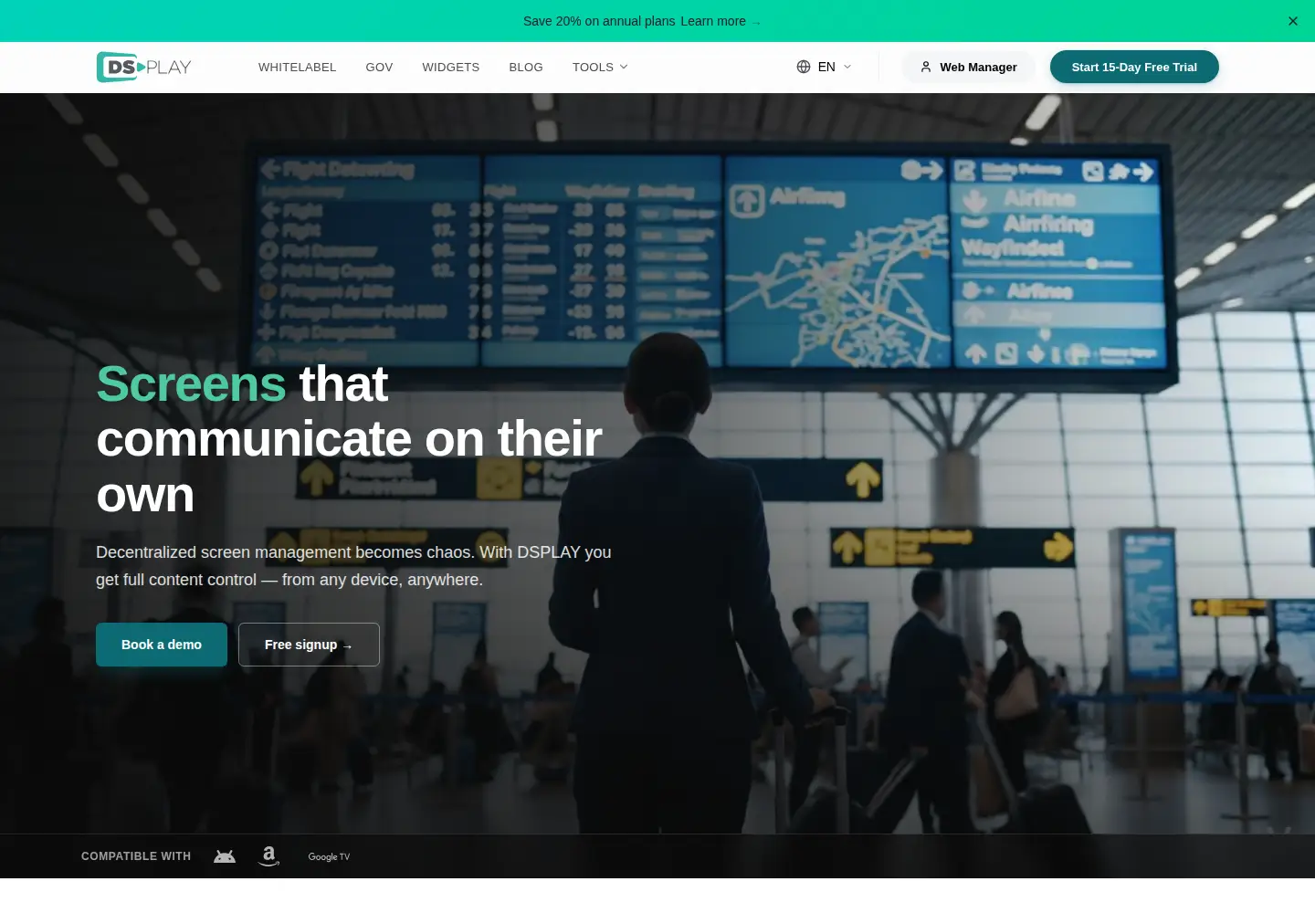 Screenshot of dsplay.tv