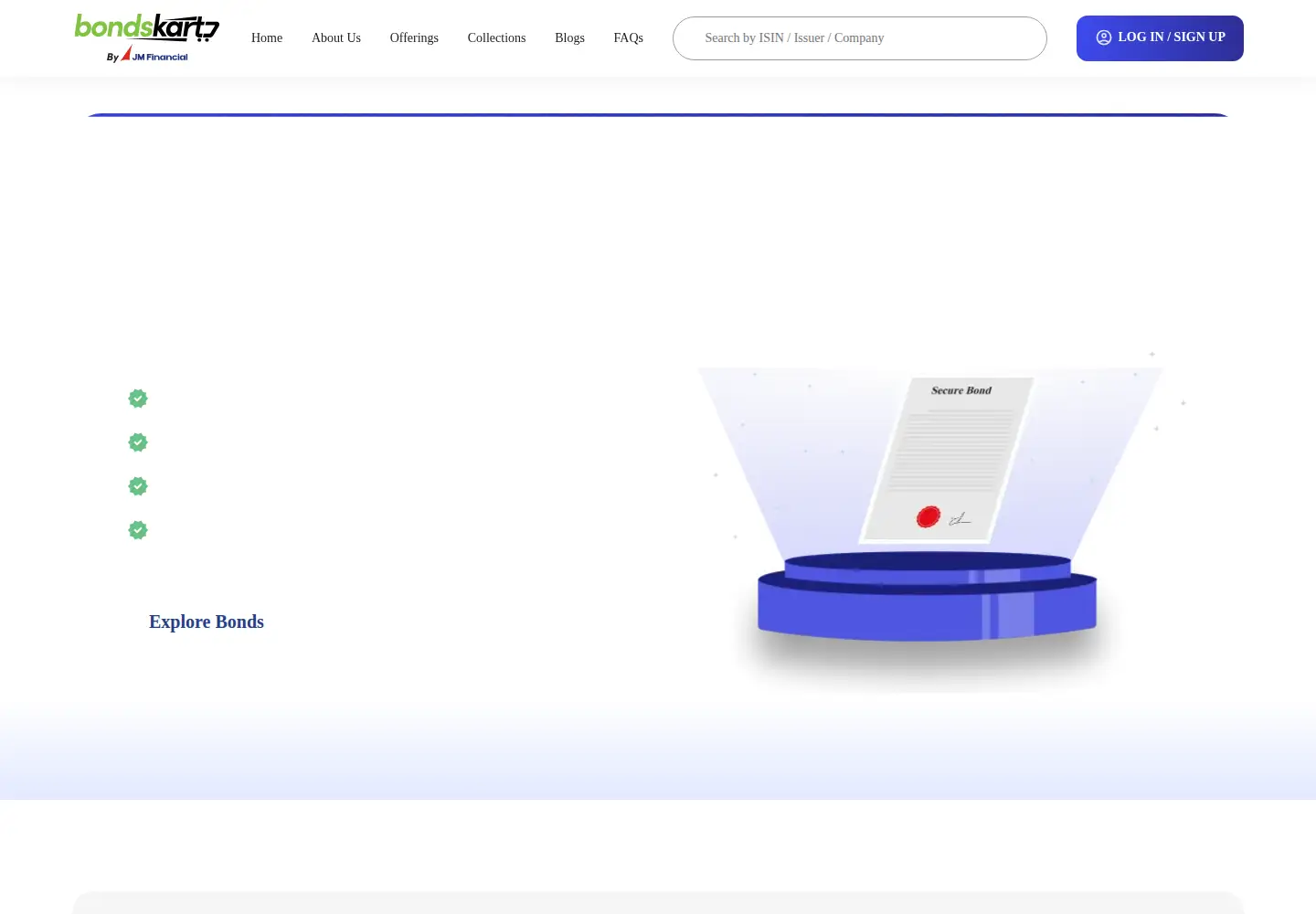 Captured homepage of bondskart.com in the current scan
