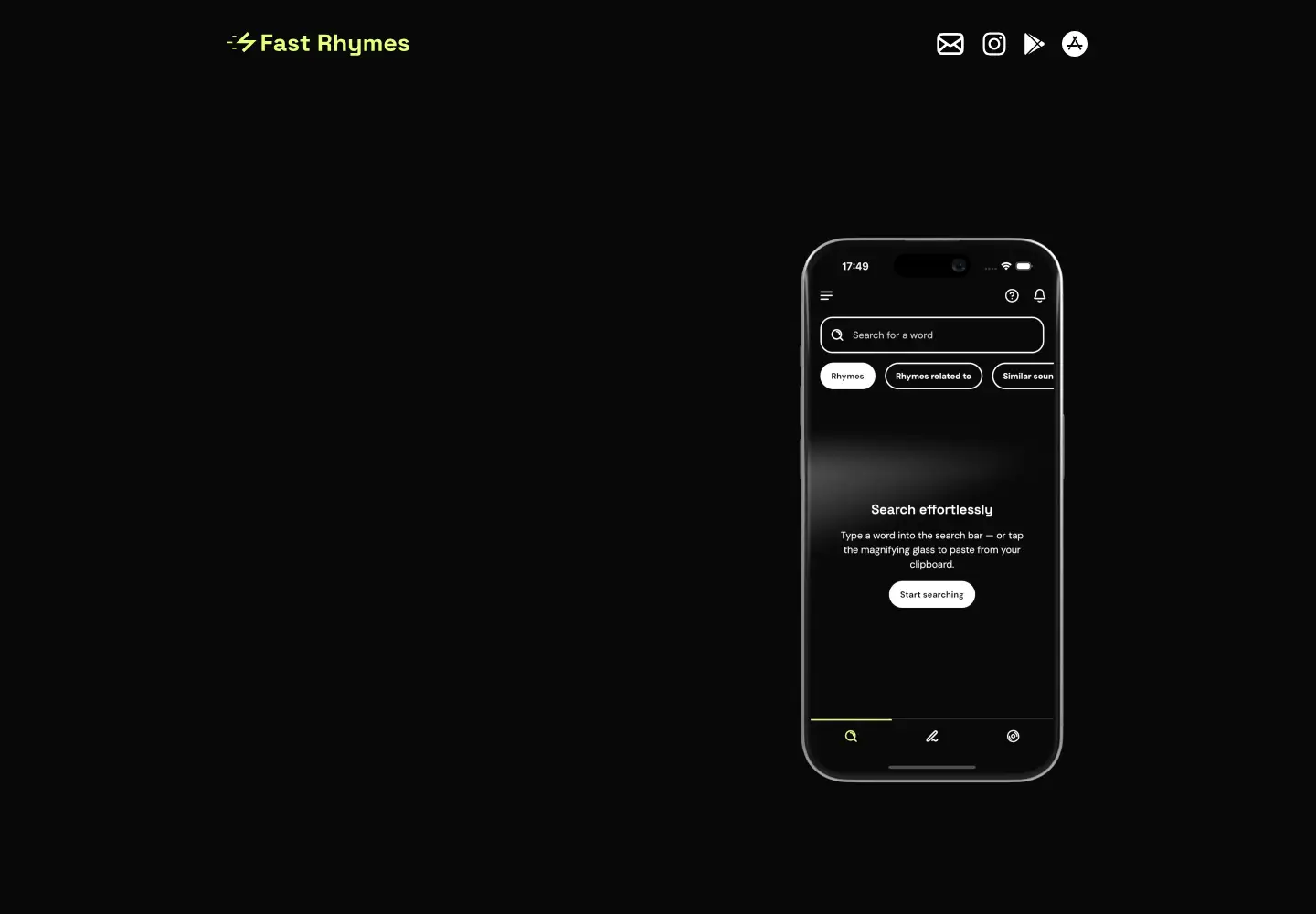 Captured homepage of fastrhymes.com in the current scan