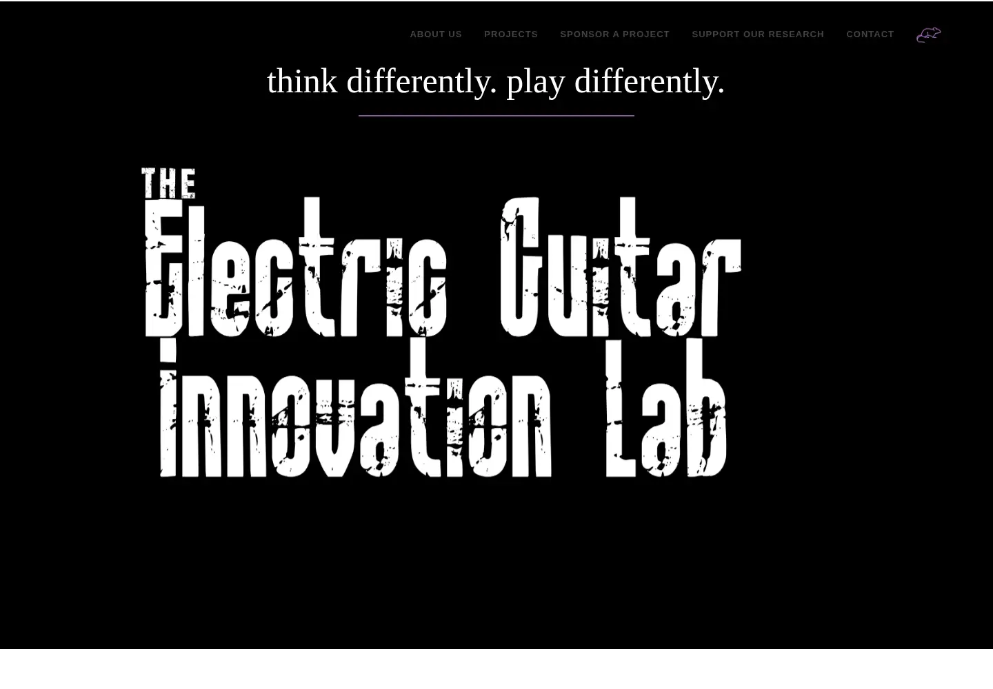 Screenshot of electricguitarinnovationlab.org