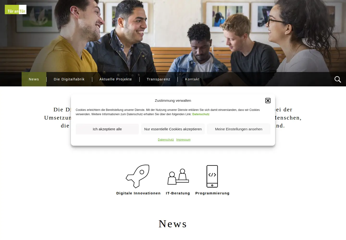 Screenshot of tuerantuer.org