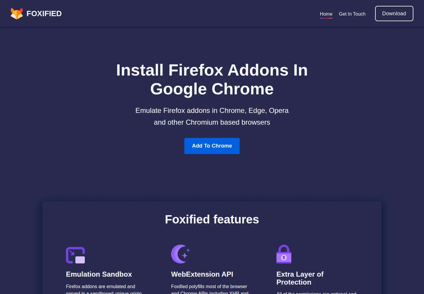 Screenshot of foxified.org