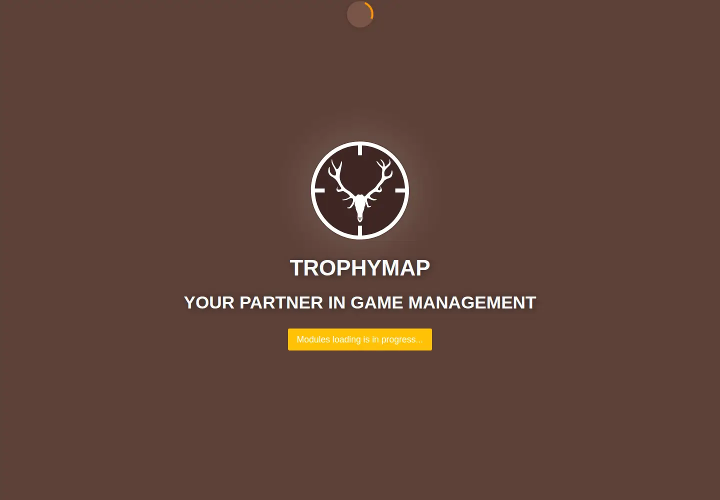 Captured homepage of trophymap.org in the current scan