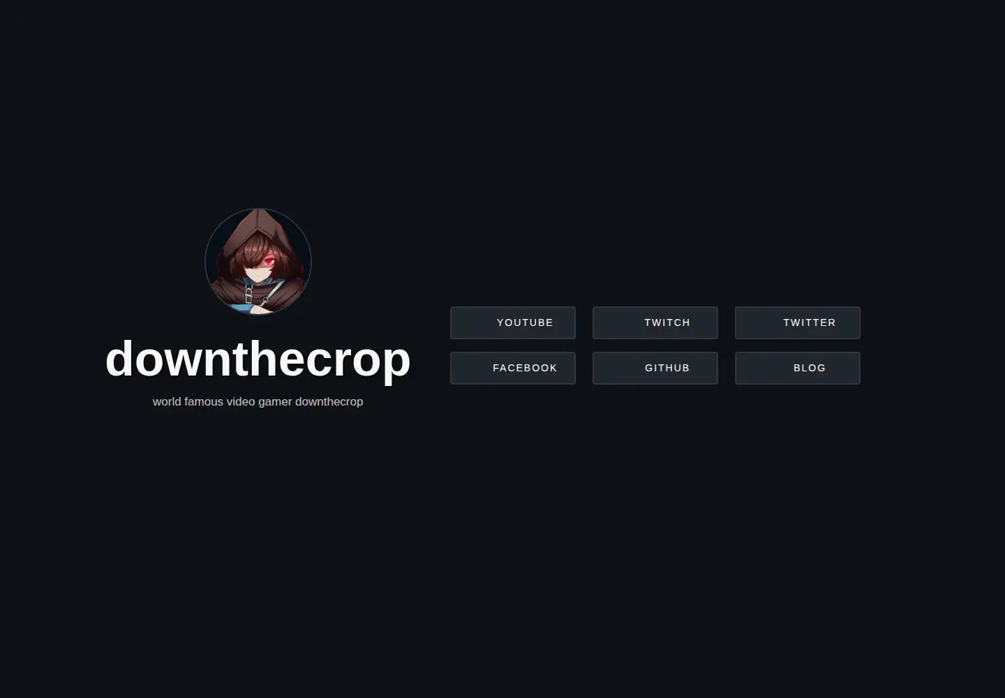 Screenshot of downthecrop.xyz