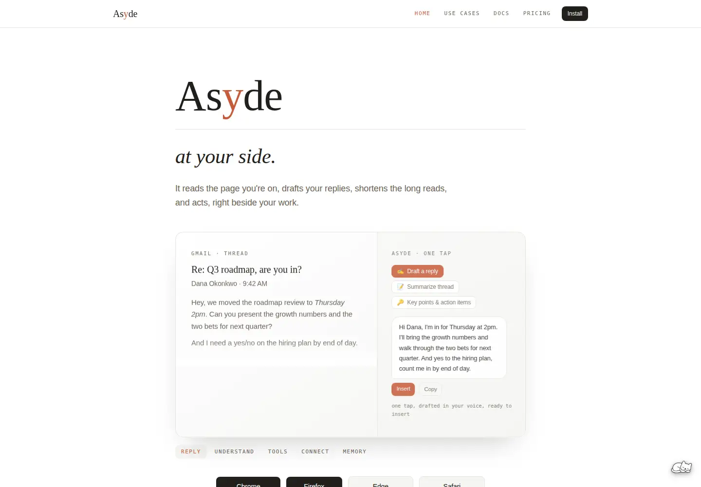 Screenshot of asyde.app