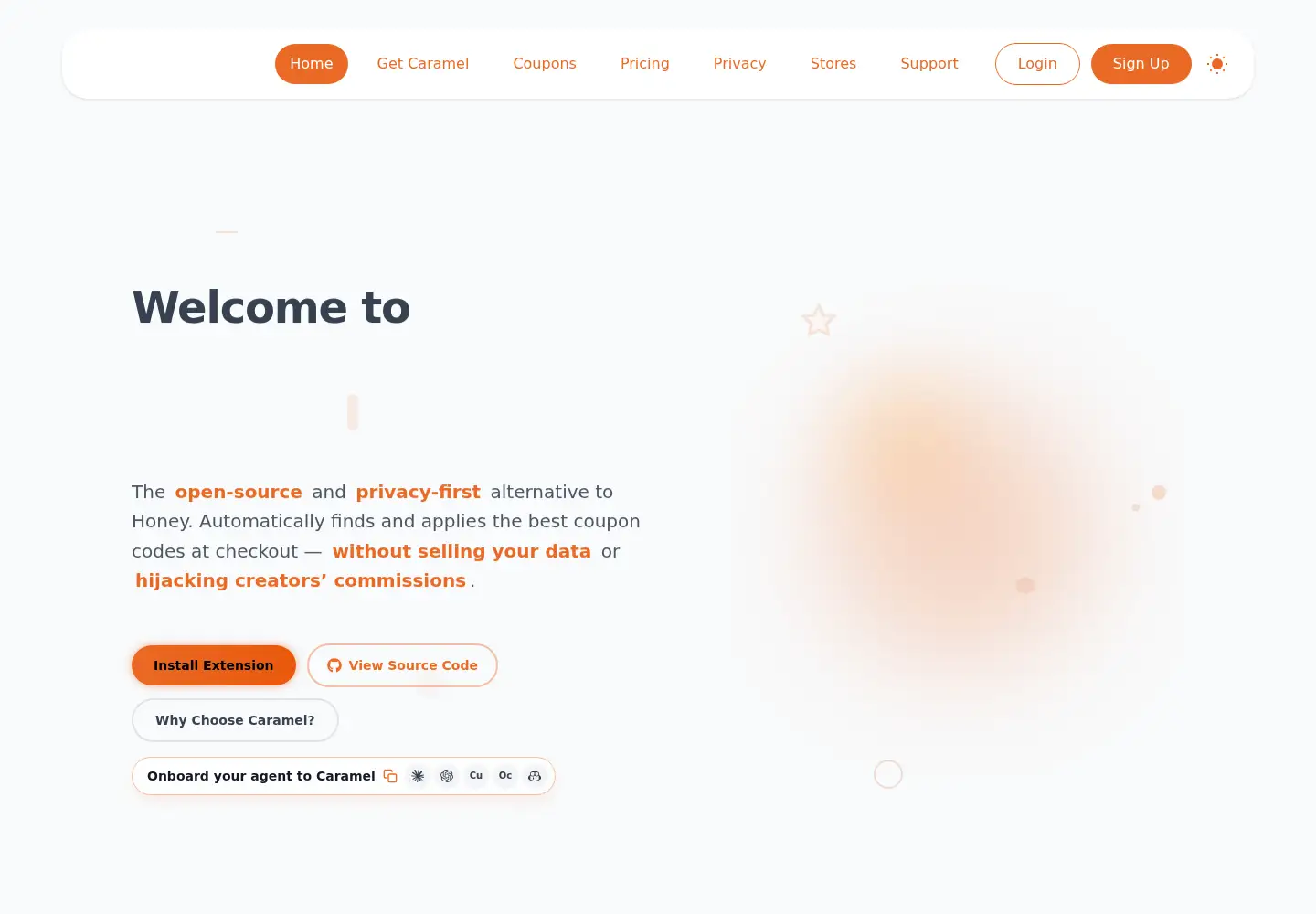 Screenshot of grabcaramel.com