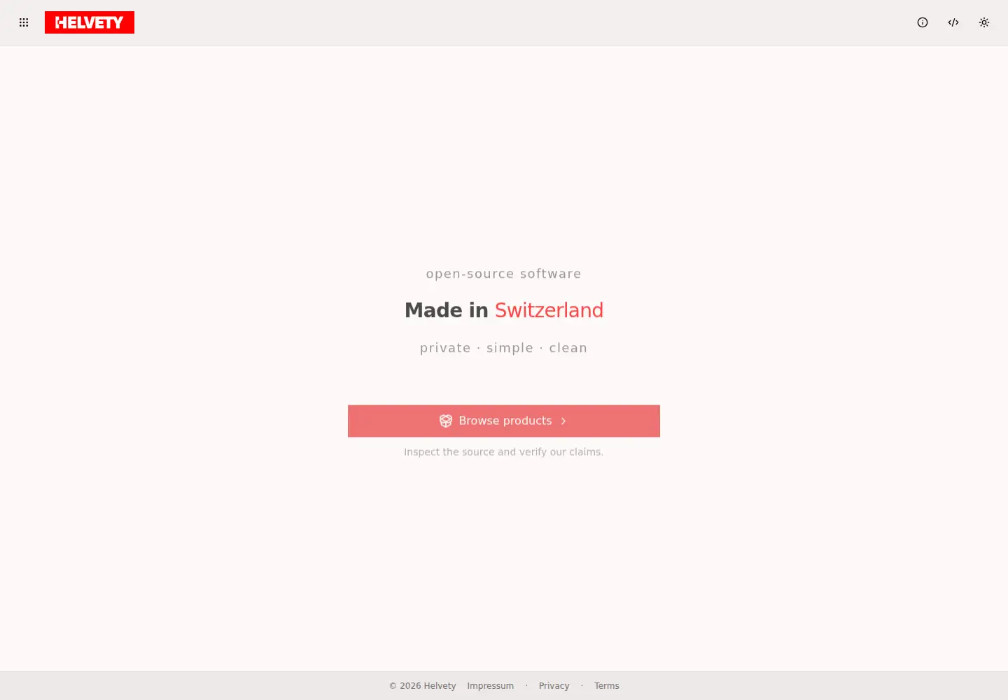 Screenshot of helvety.com