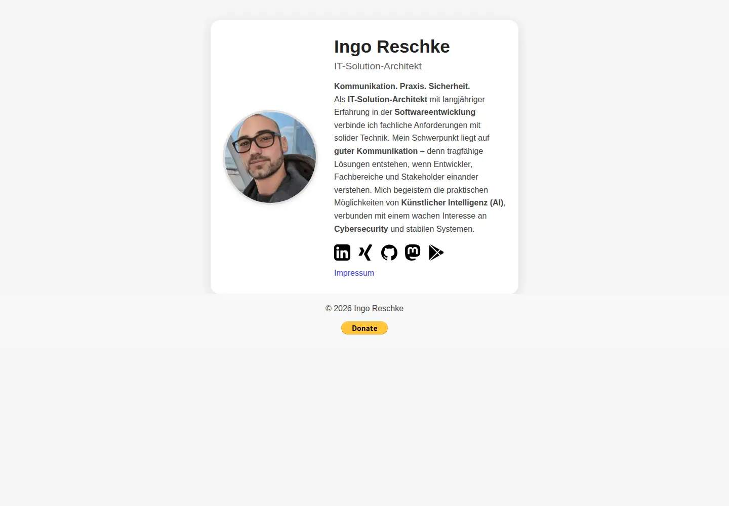 Screenshot of ingo-reschke.de