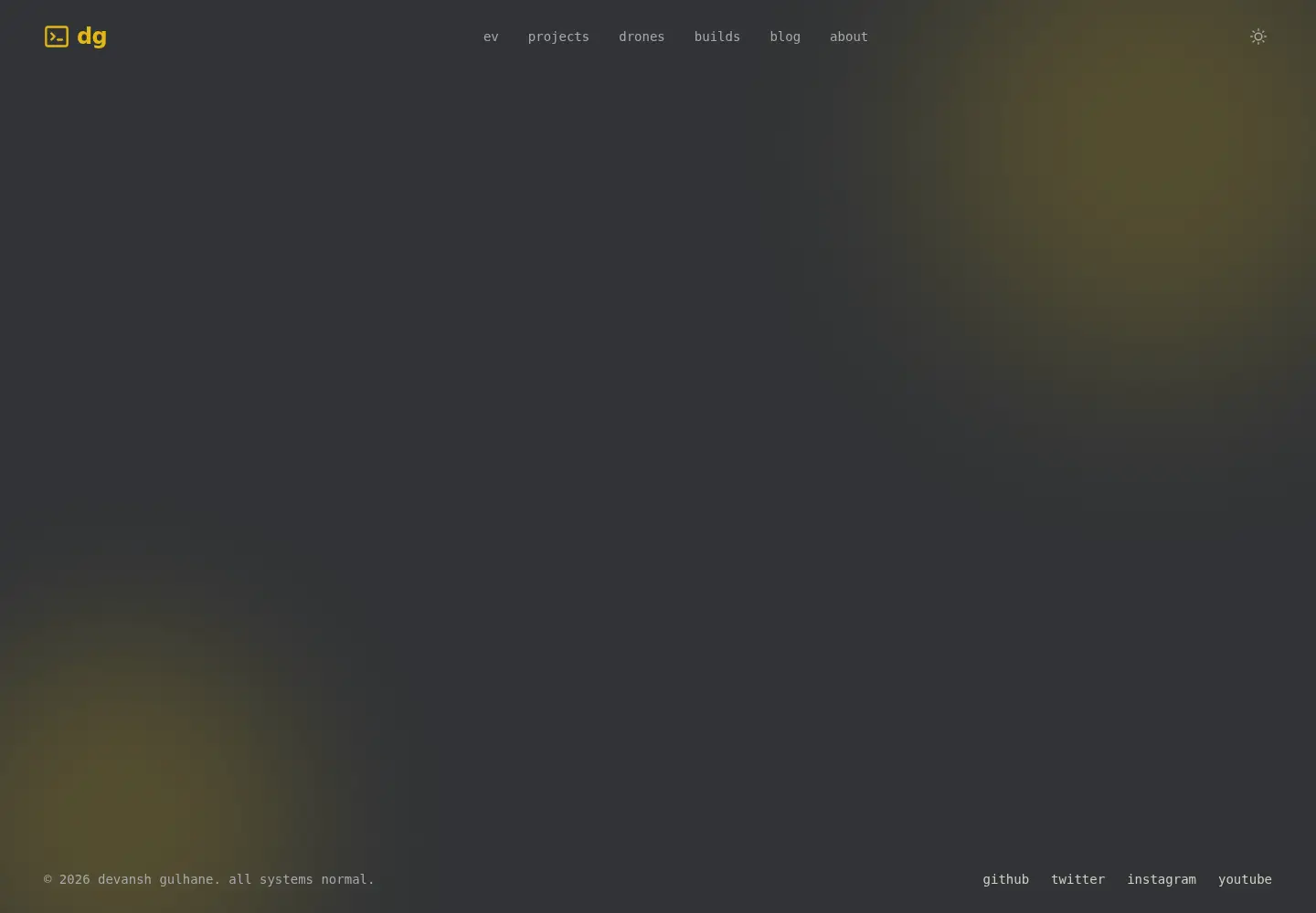 Screenshot of devanshgulhane.com