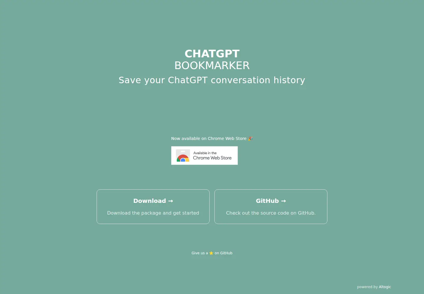 Captured homepage of gptmarker.com in the current scan