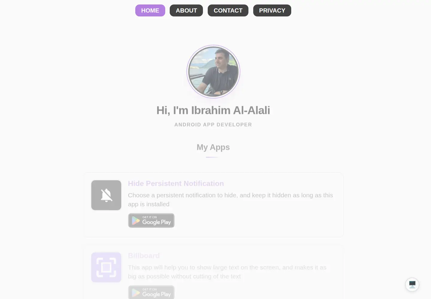 Screenshot of iboalali.com