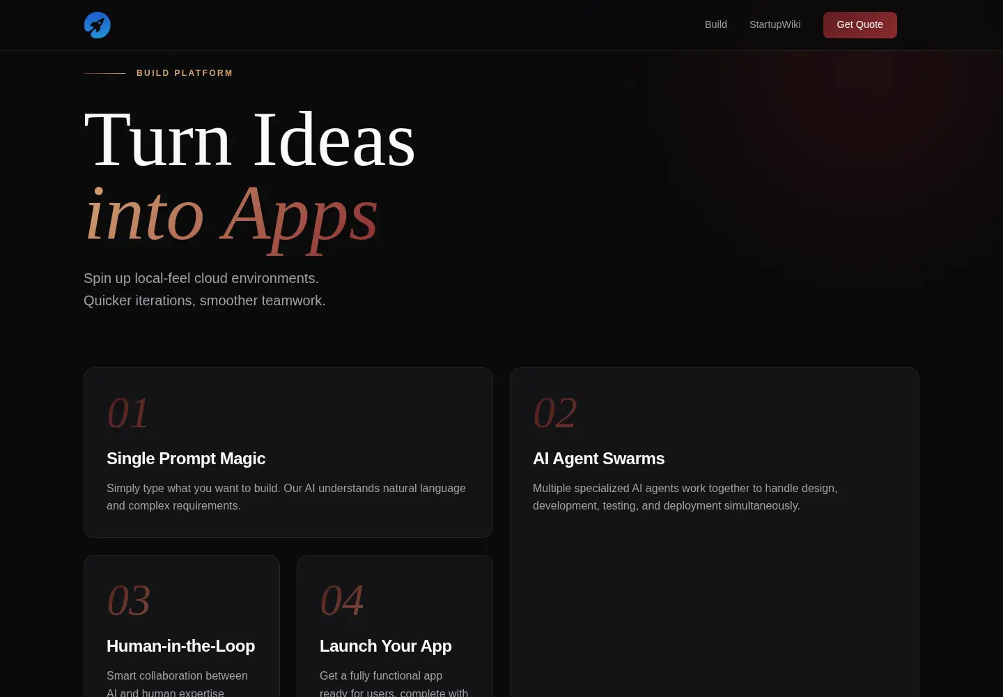 Screenshot of improvingstartups.com