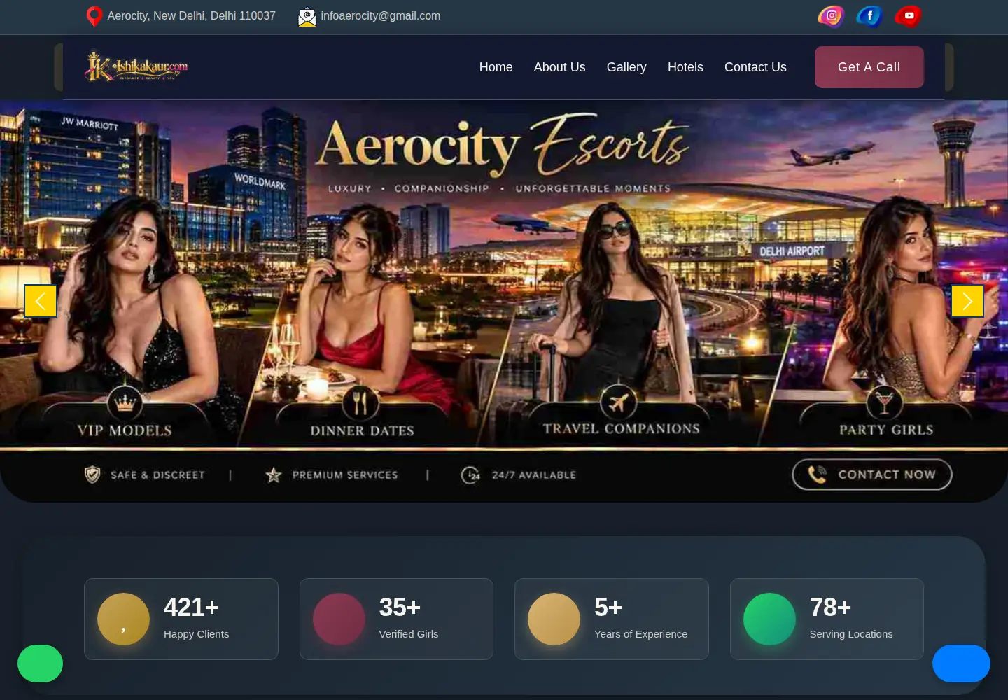 Screenshot of kavyamehra.com