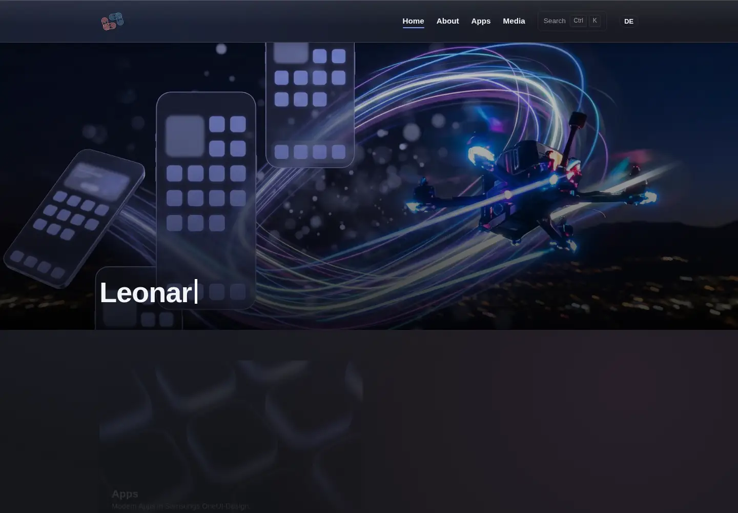 Screenshot of leonard-lemke.com