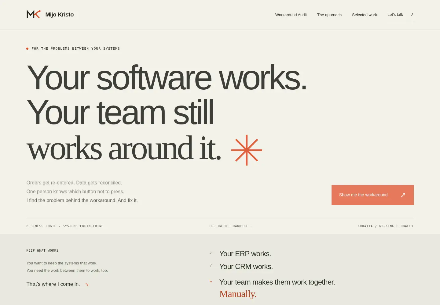 Screenshot of mijokristo.com