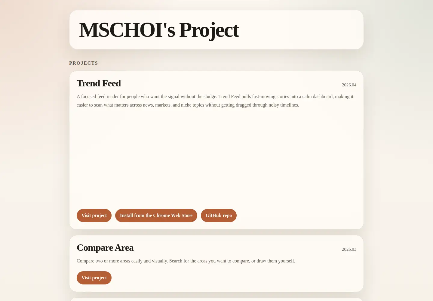Screenshot of mschoi.com