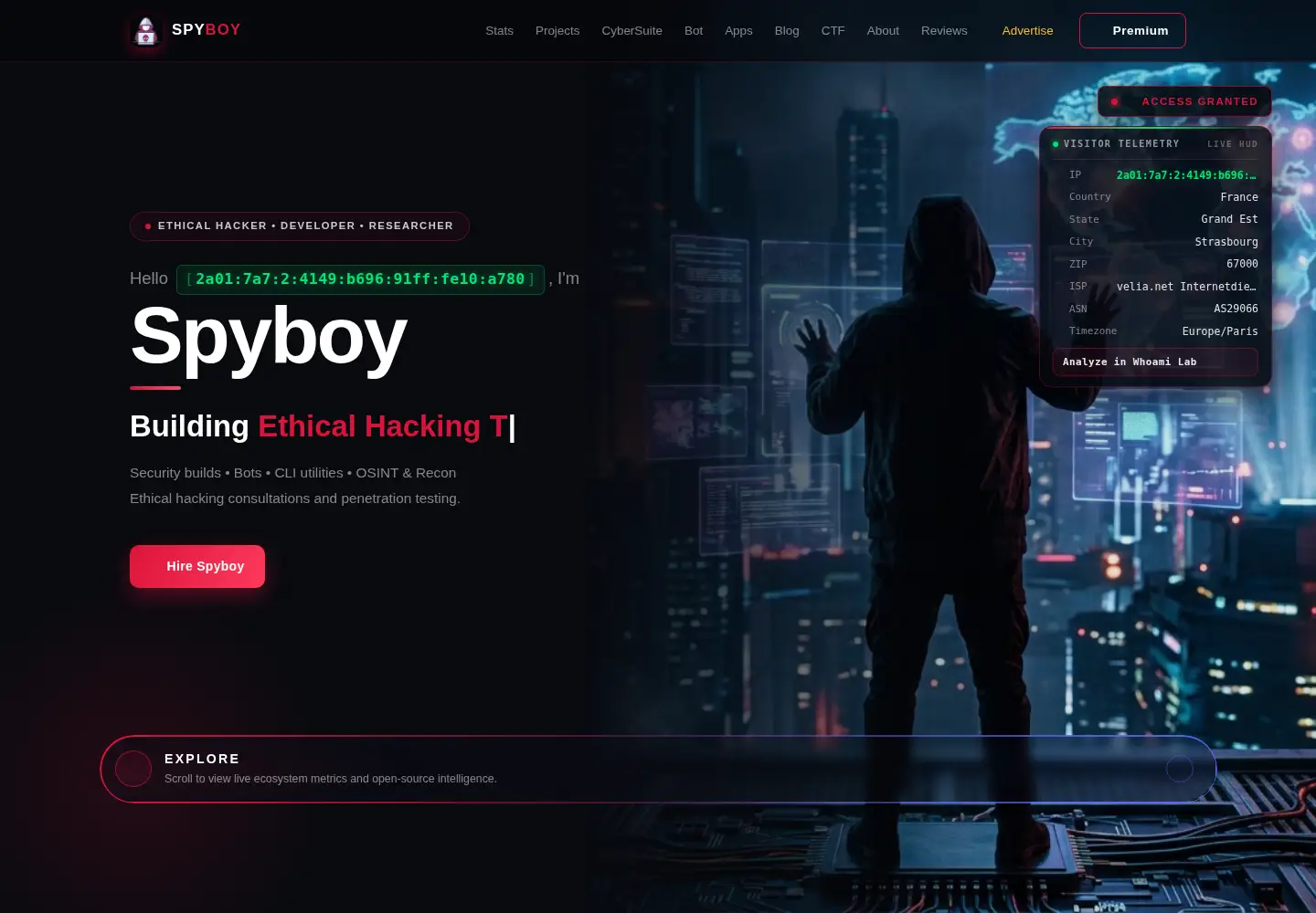 Screenshot of spyboy.in
