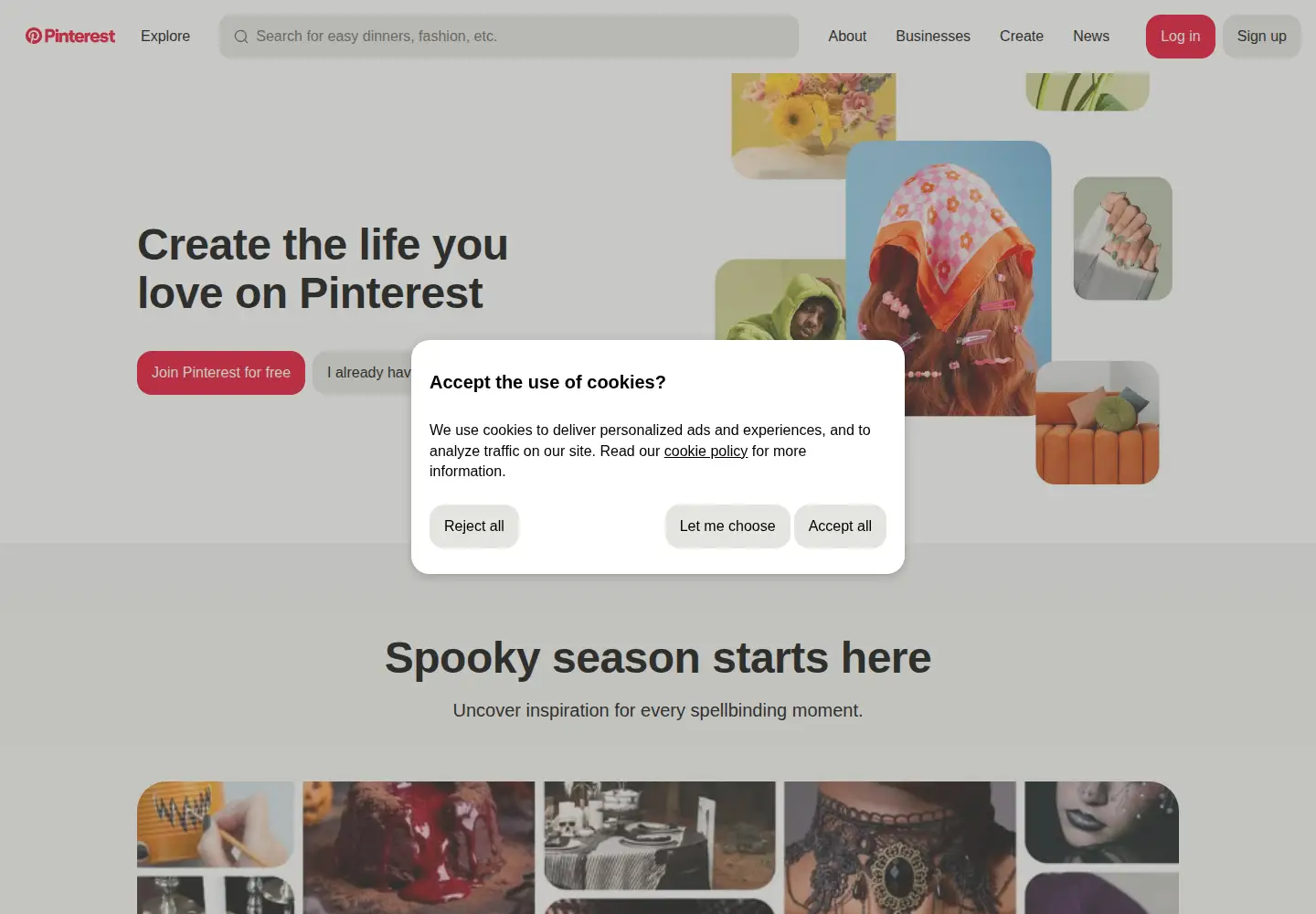 Screenshot of pinterest.ph
