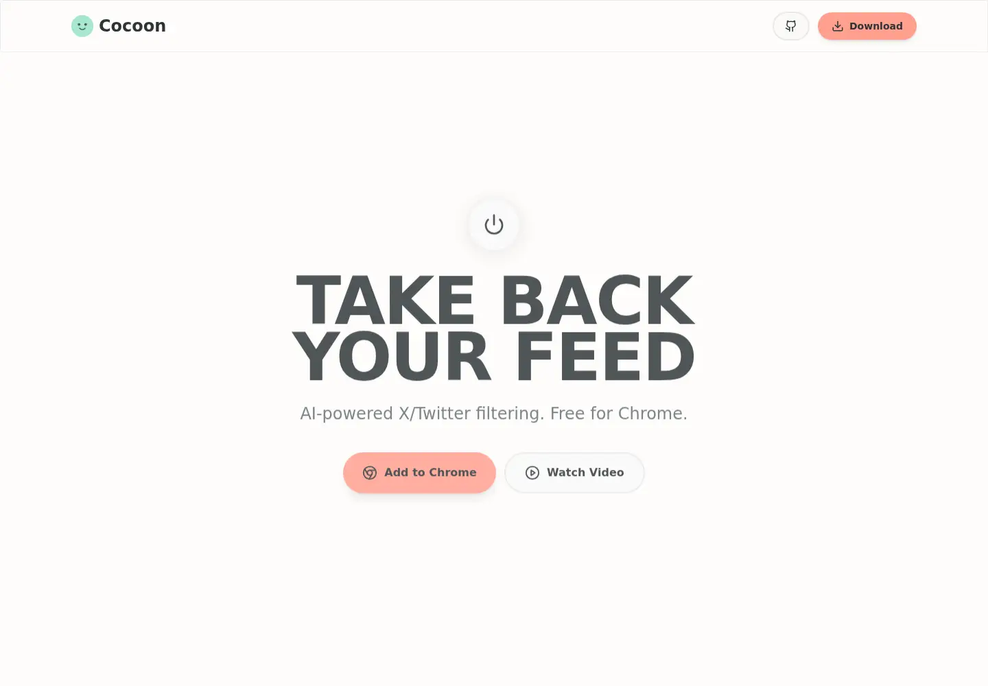 Screenshot of cocoon.surf