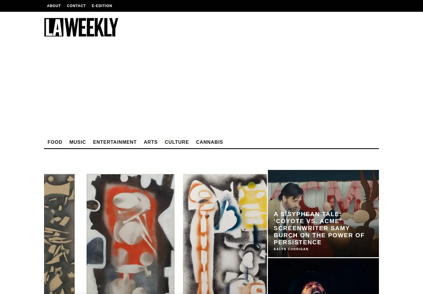 Screenshot of laweekly.com