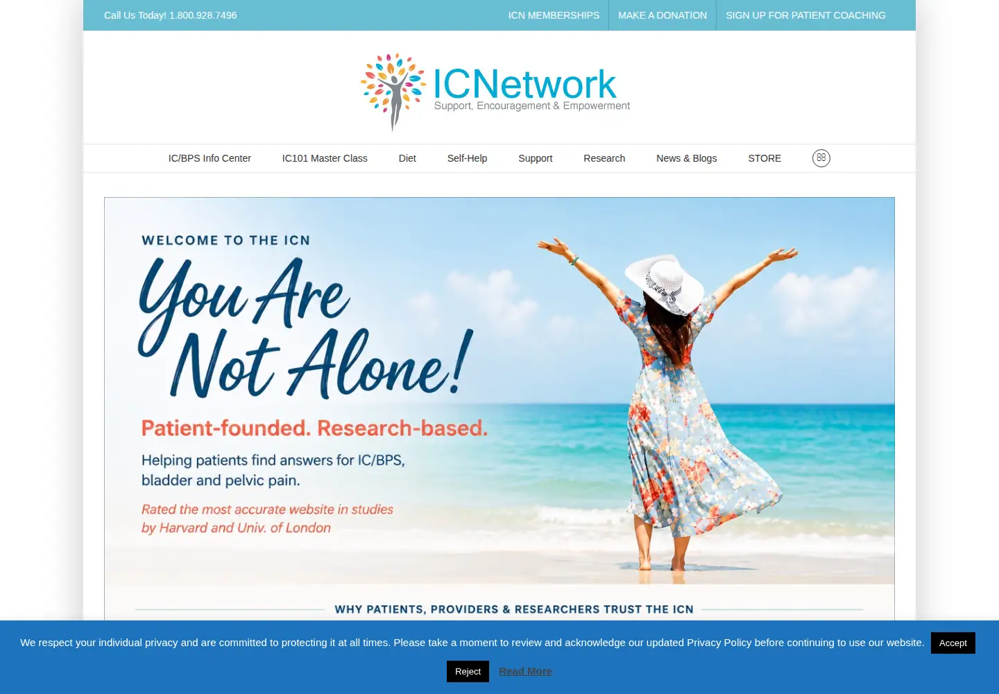 Screenshot of ic-network.com