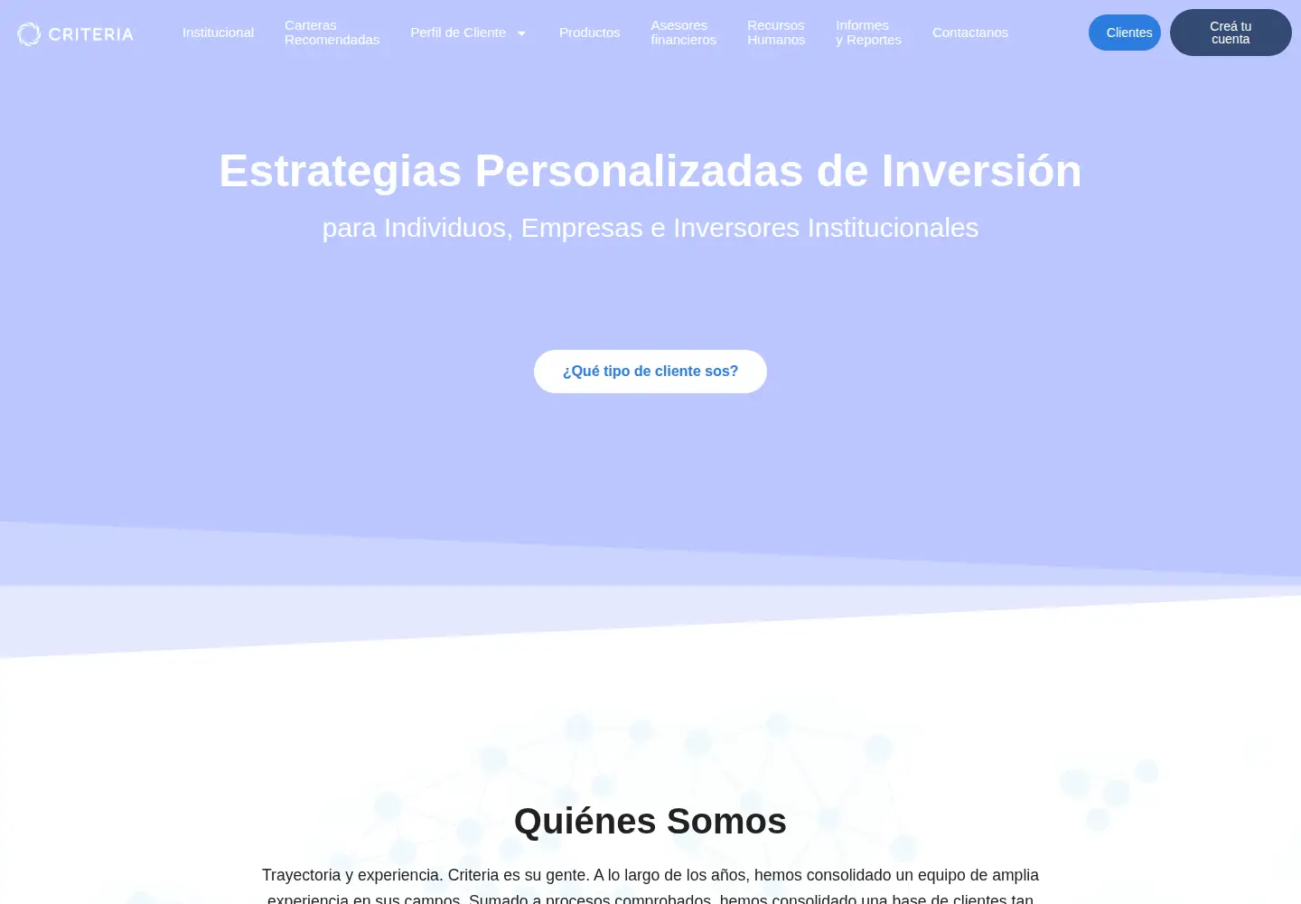 Screenshot of criteria.com.ar