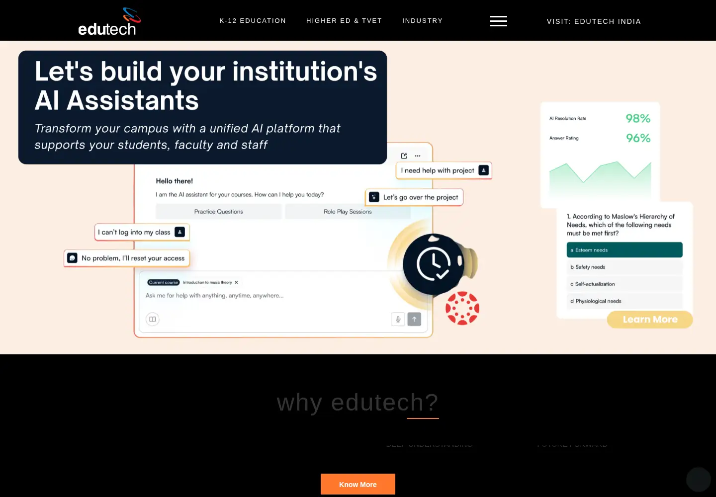 Screenshot of edutech.com