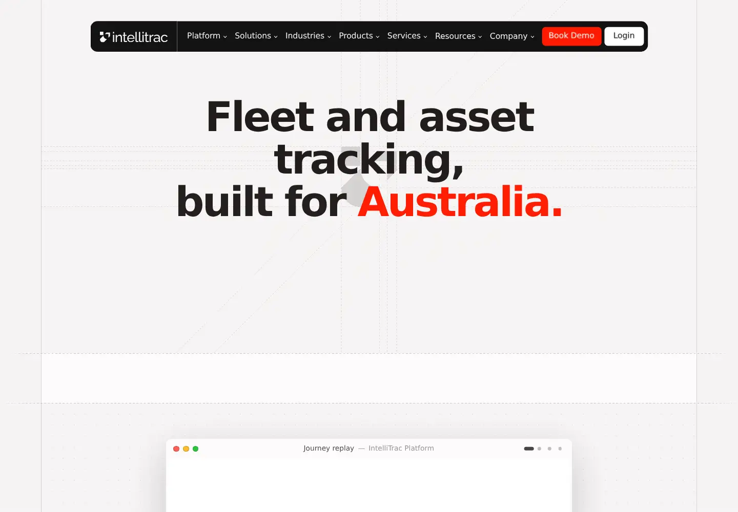 Screenshot of intellitrac.com.au