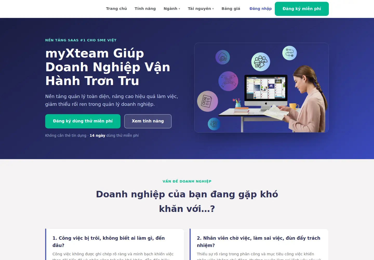 Screenshot of myxteam.vn
