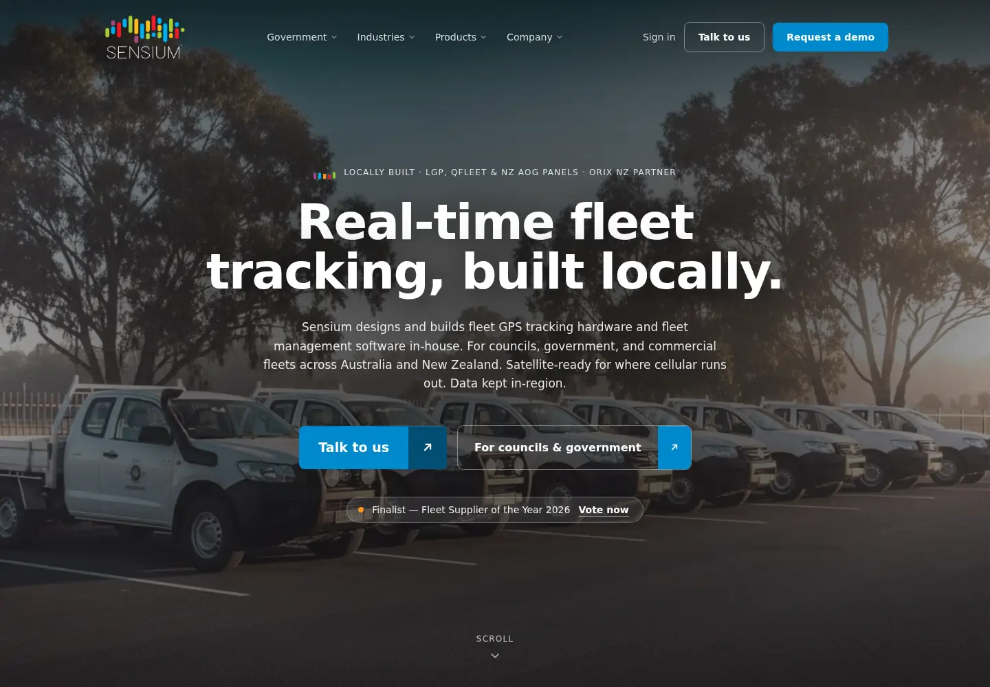 Screenshot of sensium.com.au