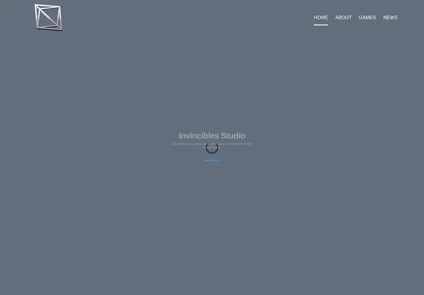 Screenshot of invinciblesstudio.com