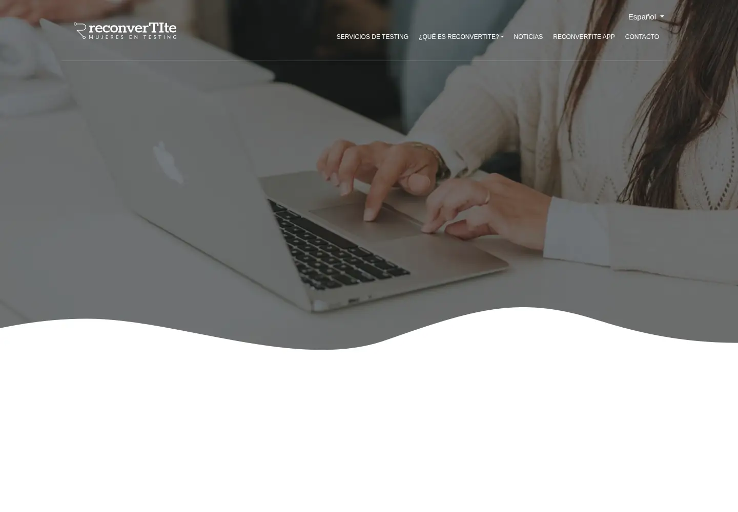 Screenshot of reconvertite.uy