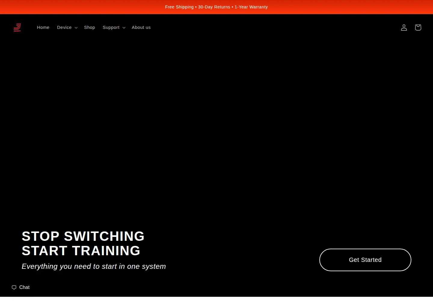 Captured homepage of jacfit.com in the current scan