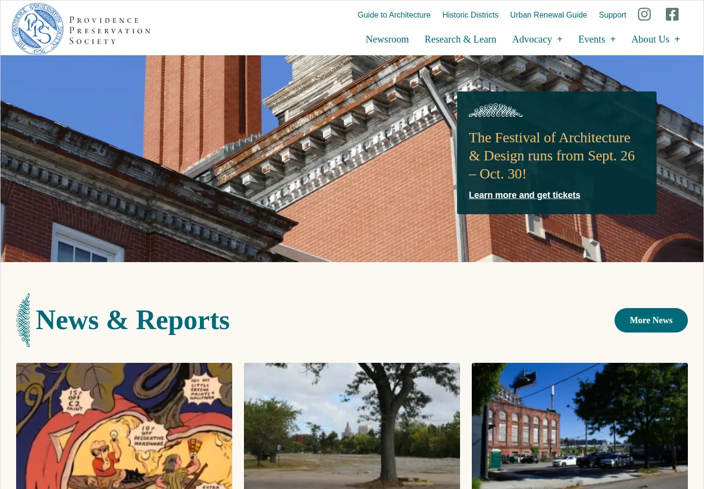 Captured homepage of ppsri.org in the current scan